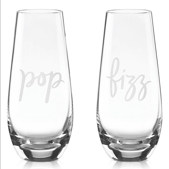 kate spade Other - New 2 Kate Spade Lenox Pop Fizz Champagne Glasses